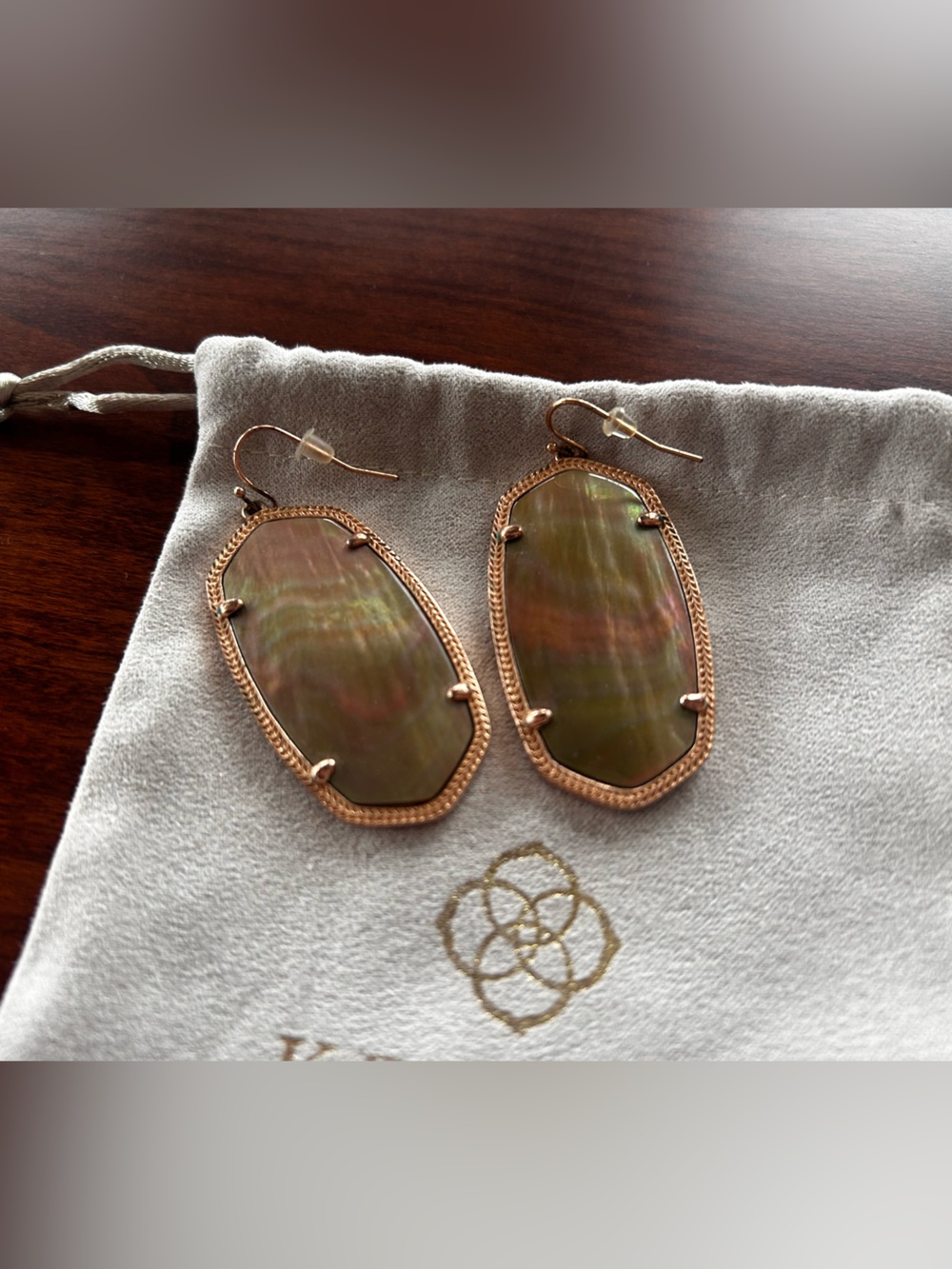 Kendra Scott Danielle Abalone Drop Earrings